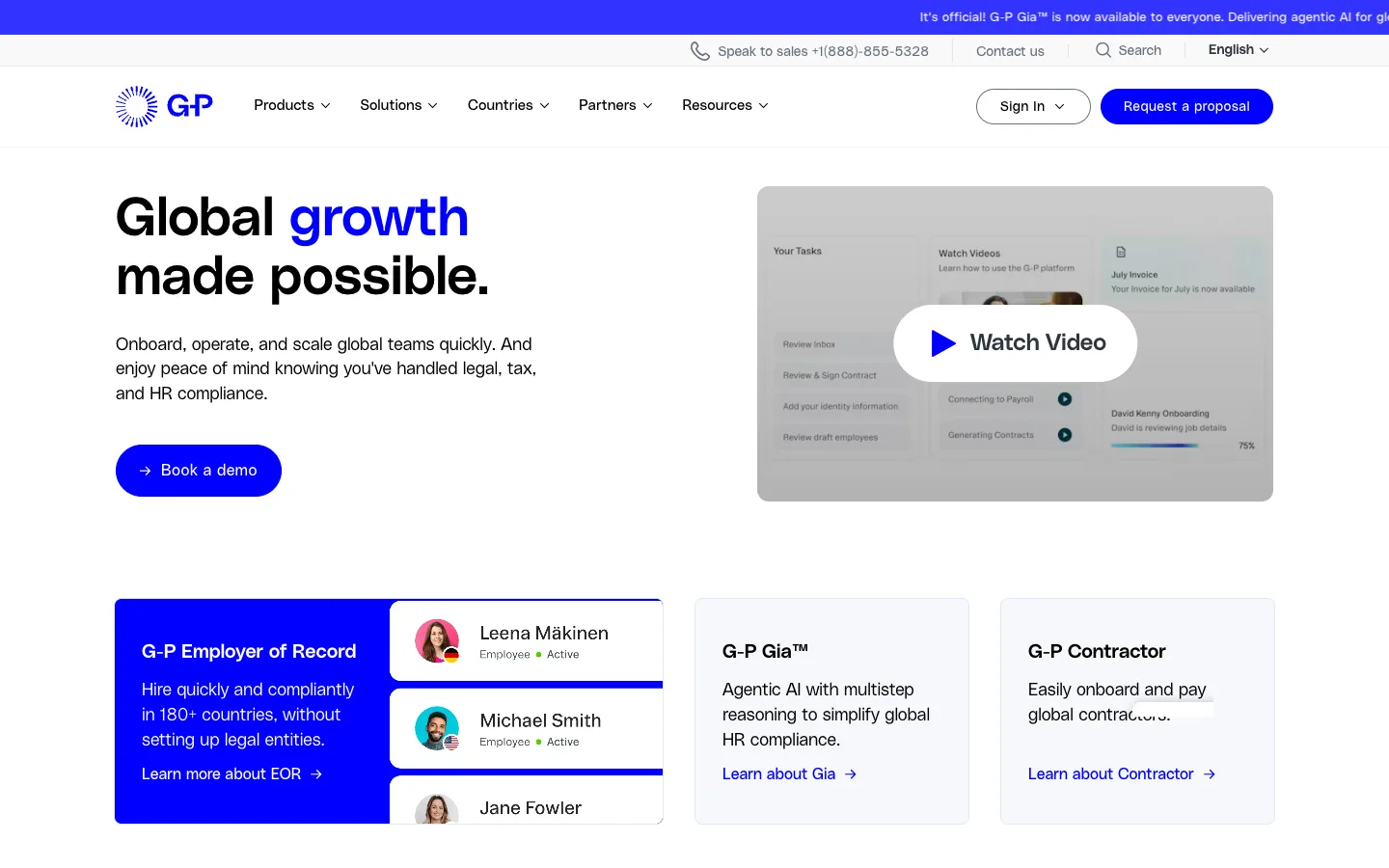 G-P EOR platform features