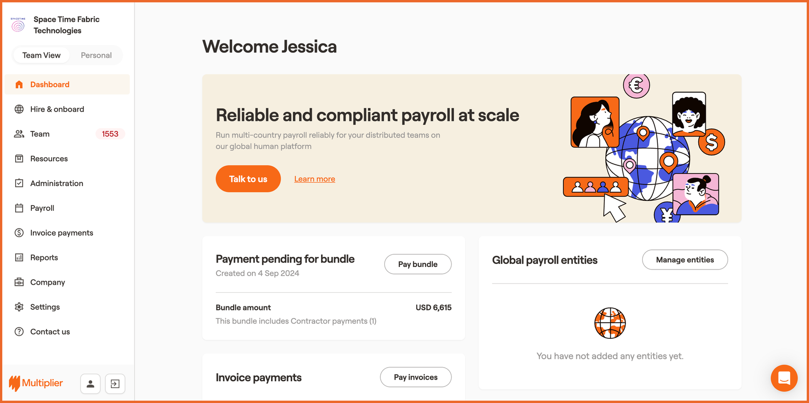 Multiplier EOR platform screenshot 1